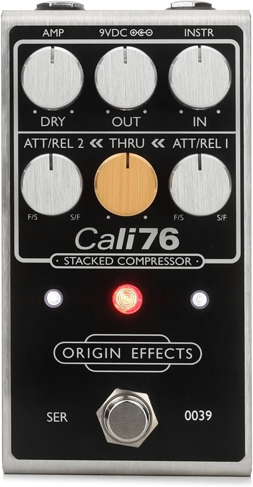 Amazon.com: Origin Effects Cali76 Stacked Compressor Pedal - Black Amazon.com: Origin Effects Cali76 Stacked Compressor Pedal - Black